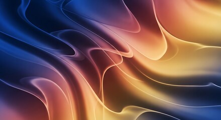 Obraz premium Abstract swirls of vivid colors blending together in a mesmerizing display of light and movement