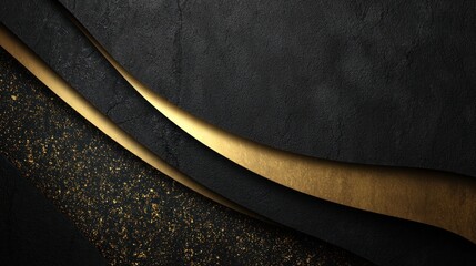 Black and gold luxury-style background for Black Friday sale promotions with elegant texture and premium design
