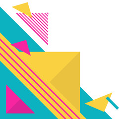 Colorfull Geometric Corner