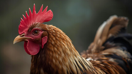 りりしい雄鶏の写真