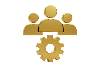 Isolated collaboration team with a gear concept for teamwork process management system