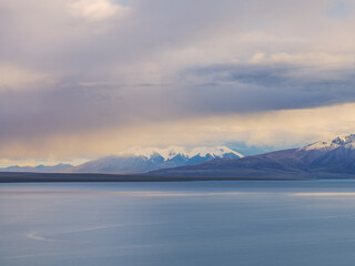 The Beautiful Scenery of Kunlun Mountains and Plateau Lakes in Xinjiang, China	