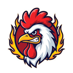Chicken mascot design vector logo.eps