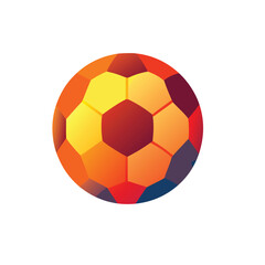 soccer ball isolated on white