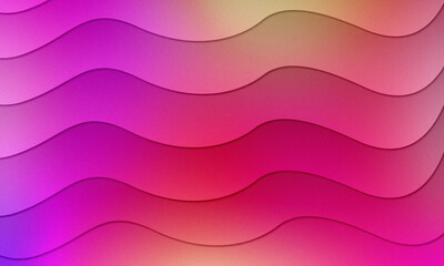Abstract Pink and Purple Wavy Layers Paper Cutout Background Graphic Design Texture Pattern