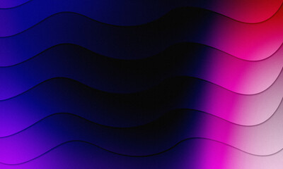 Wavy Gradient Color Layers Dark Abstract Design Background Texture Wallpaper Surface Pattern
