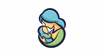 Mother and Baby Illustration