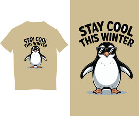 Winter t shirt design