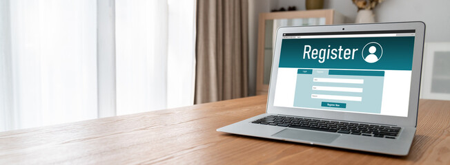 Online registration form for modish form filling on the internet website