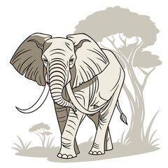  vector elephant animal free download.