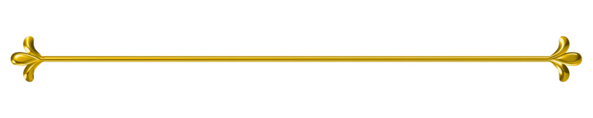 dividers separation line minimalistic lines gold