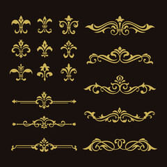 Classic Ornamental Borders and Flourishes for Invitation Design