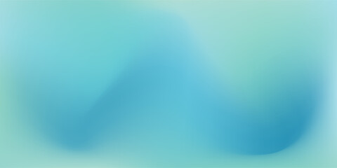 tosca hijau gradien dengan latar belakang berwarna biru