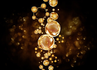 gold bubble molecule 