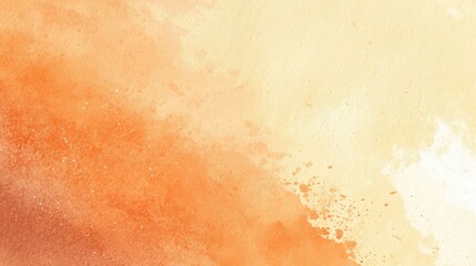 Fototapeta premium Soft Orange Watercolor Gradient Background