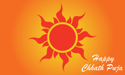 Happy Chhath Puja Holiday background. Happy Chhath Puja social media feed template. celebrating traditional festival of India and Nepal. 