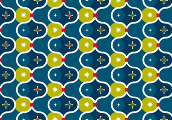 可愛い和柄素材　網目紋