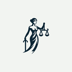 Justice Goddess Logo
