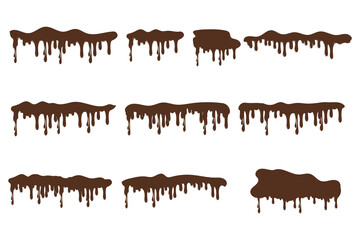 Illustration of Dripping Chocolate 