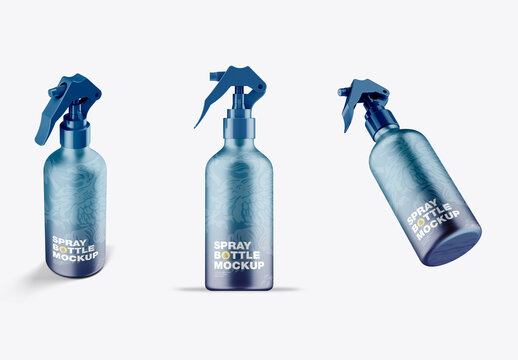 Spray Bottle Mockup