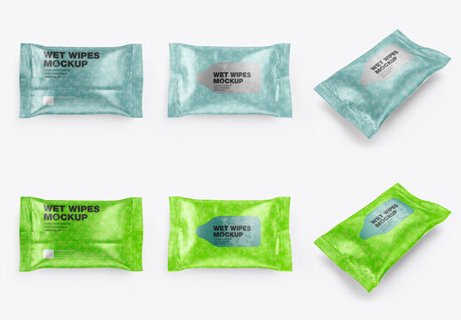 Wet Wipes Mockup
