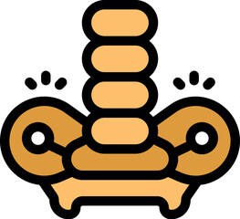 Stacked stones balancing on a wobbly platform symbolize harmony, precision, and the delicate balance required for stability