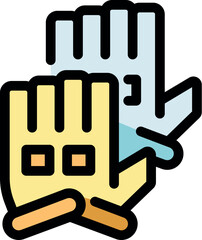 Goalkeeper gloves offering protection and grip during soccer or other sports activities