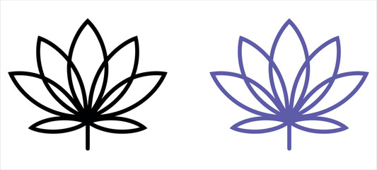 Elegant Metallic Lotus Blossom Vector Illustration. Ideal for Luxury Logos, Yoga, Spa, Serenity, Beauty, and Spiritual Design Projects.