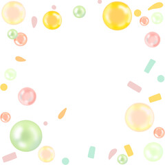 Cute Bubble Party Popper Illustration