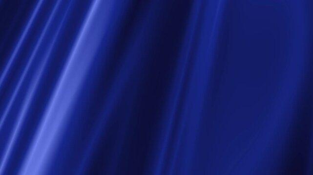beautiful romantic sexy draped seductive royal blue, peacock taffeta fashion fabric material floating slowly and sensually in the light floaty breeze 4K motion graphic animation background wallpaper