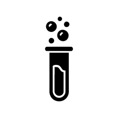 Test Tube Icon – Laboratory Glassware Chemistry Symbol