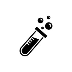 Test Tube Icon – Laboratory Glassware Chemistry Symbol