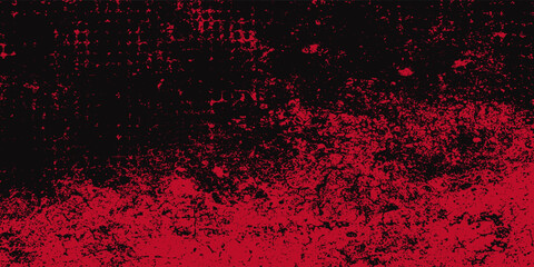 Glitch distorted grunge background. Noise destroyed texture. Red halftone dots blue color pattern gradient grunge texture background.