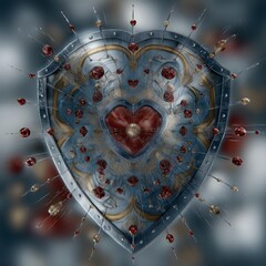 Digital shield heart safety art