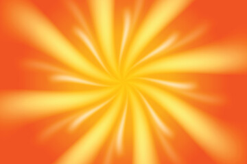 Warm sunlight with rotating patterns