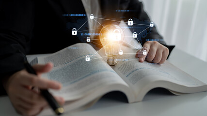 Cyber security protection and cyber security strategies against cyber threats, system hacks,...