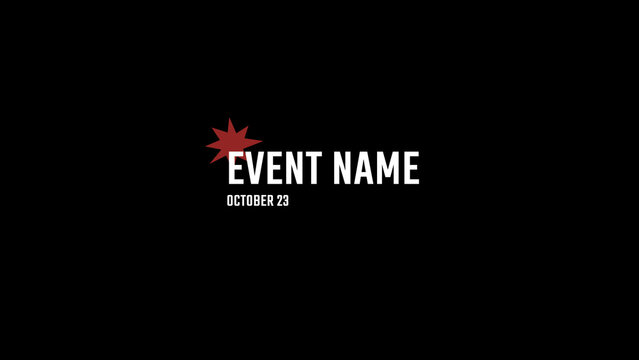 Event Titles 4