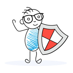 Design security shield protection safety defense antivirus firewall secure safeguard internet security system verctor art illustration png