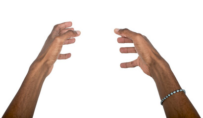 Outstretched hand reaching forward in a gesture of offering or communication. Symbol of support,