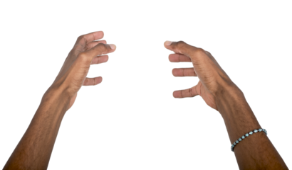 Outstretched hand reaching forward in a gesture of offering or communication. Symbol of support,