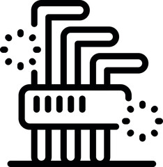 Wireless router broadcasting network signal, ensuring strong connectivity for multiple devices