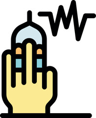 Smart home automation system controlled by mobile app sending wireless signal, innovative technology for modern living