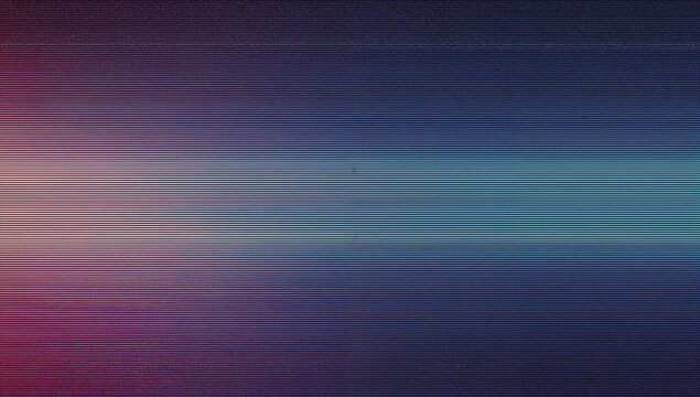 Displaying graphic showing magenta to cyan scanlines in abstract art, forming color gradient