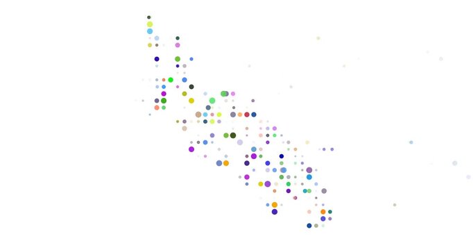 Abstract Global Data Motion Map of Aruba