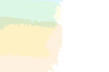 Artistic abstract pattern featuring light pastel hues that merge gracefully with soft, painterly strokes. Vecter abstract background