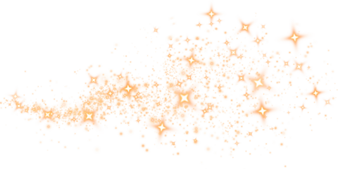 Png Orange Star Glitter Overlay PNG on transparent background