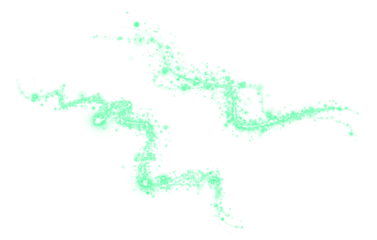 Png Green Light Swirl Overlay PNG on transparent background