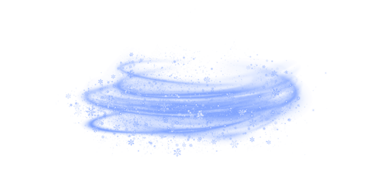 Png Winter Blue Swirl Overlay PNG on transparent background