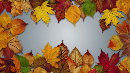 Fototapeta premium High-Definition Full-Frame Texture of Rich Assorted Autumn Maple Leaves