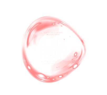 Png Red Black Friday Sale Overlay PNG on transparent background - Powered by Adobe